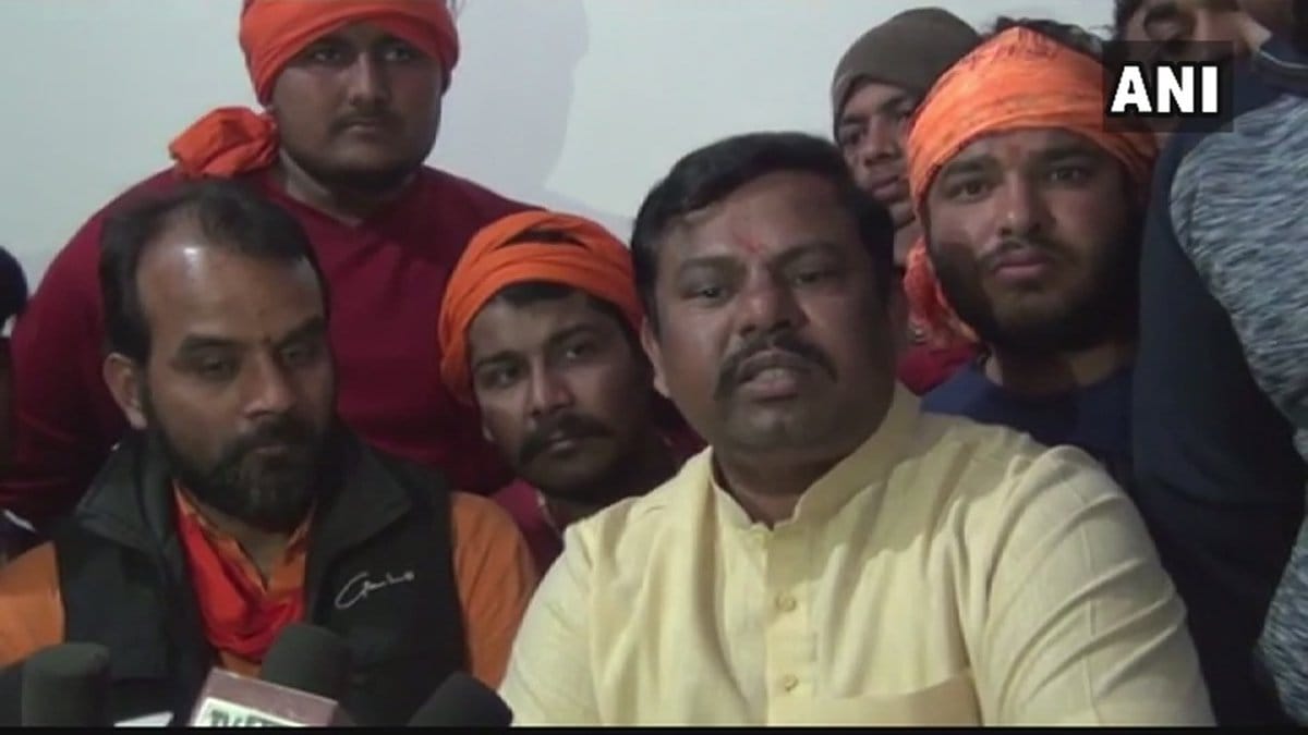 BJP Mla T raja comment over kasganj violence