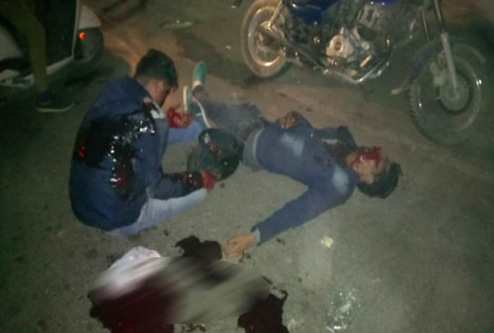 Bike and truck accident in haldwani one killed