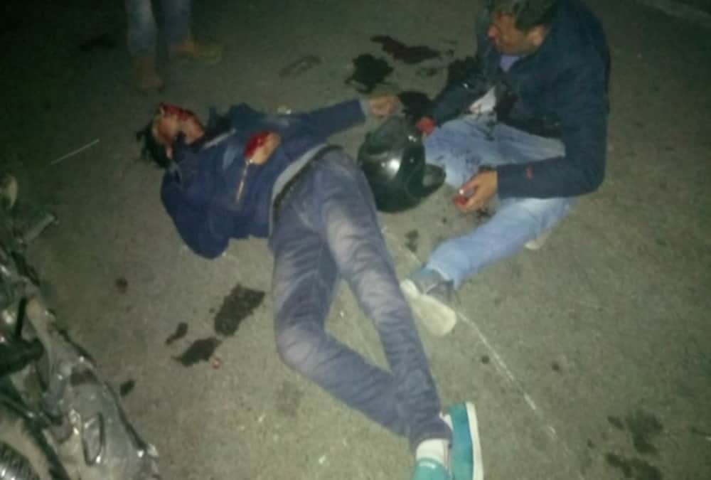 Bike and truck accident in haldwani one killed