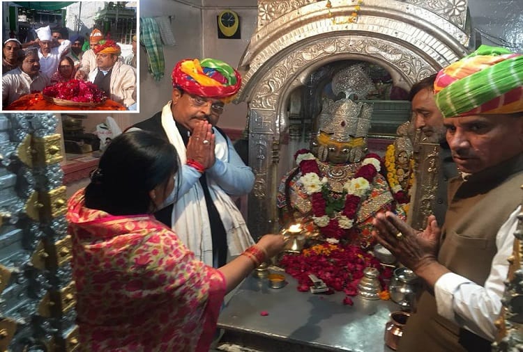 rajasthan bypolls- after results raghu sharma went to brahma mandir and Khwaja dargah ajmer