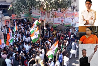 Rajasthan by polls congress won elections, bjp defeat in ajmer,alwar and mandalgarh