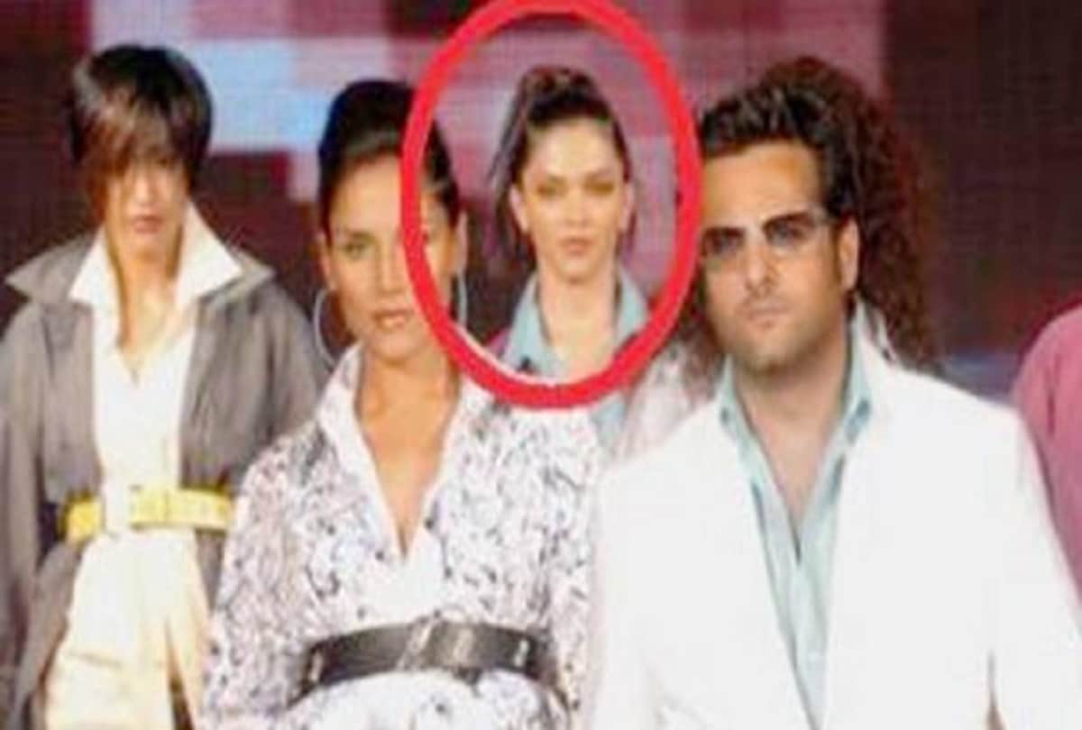 fardeen khan was model and deepika was his in background 