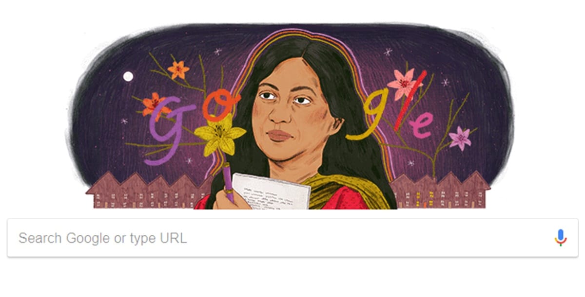 google paying tribute to malyalam poet kamala das through its doodle
