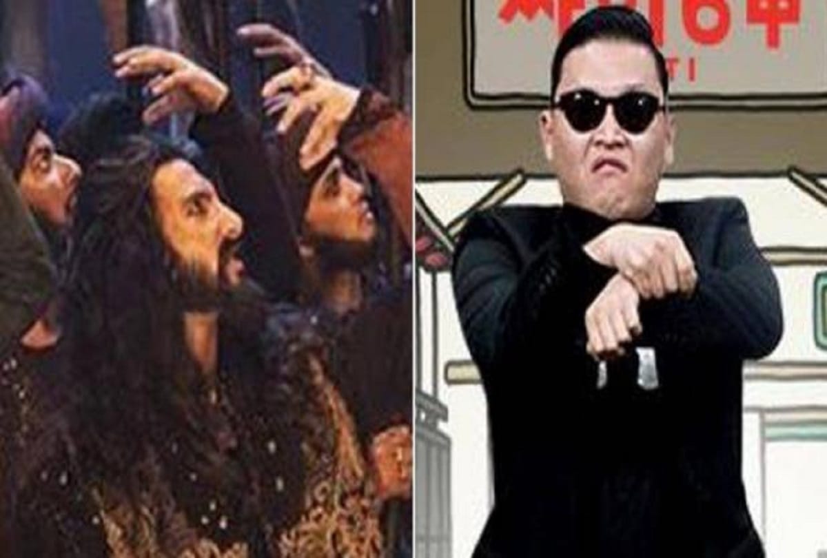 padmaavat ranveer singh gangnam dance style video viral on social media