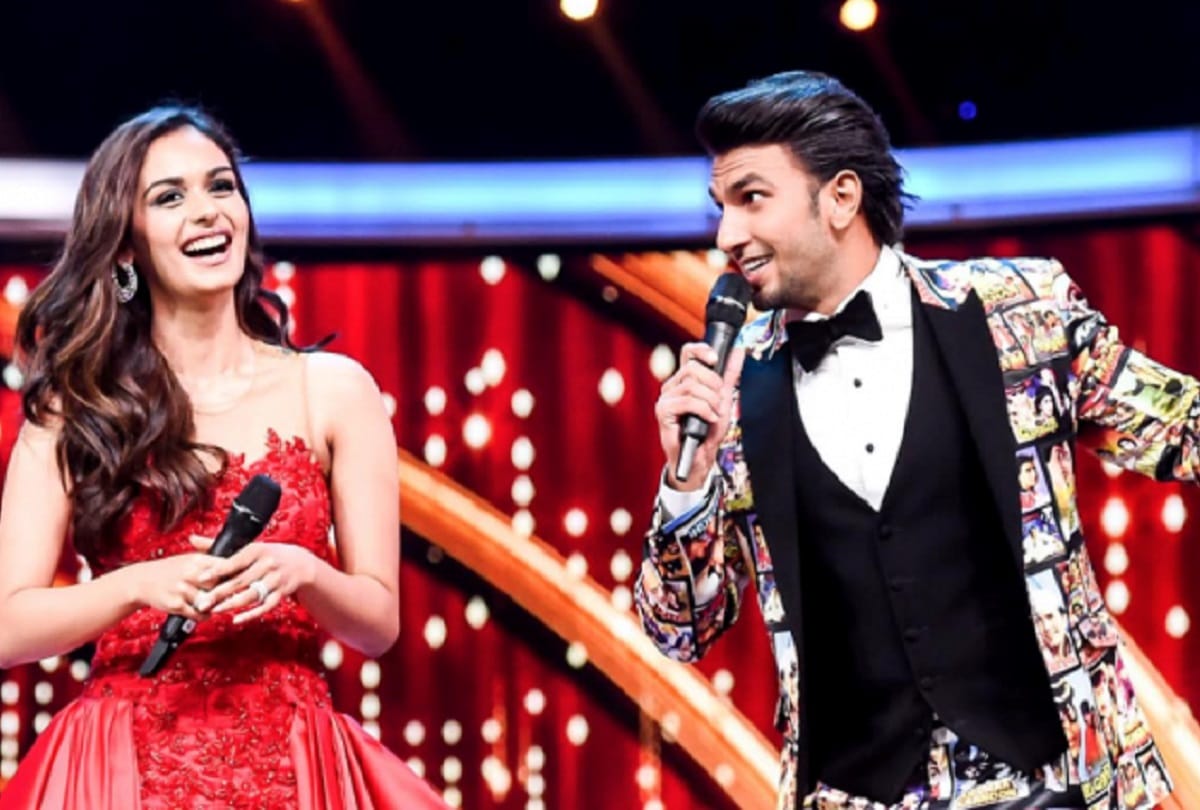 ranveer singh comment on manushi chhillar live chat session