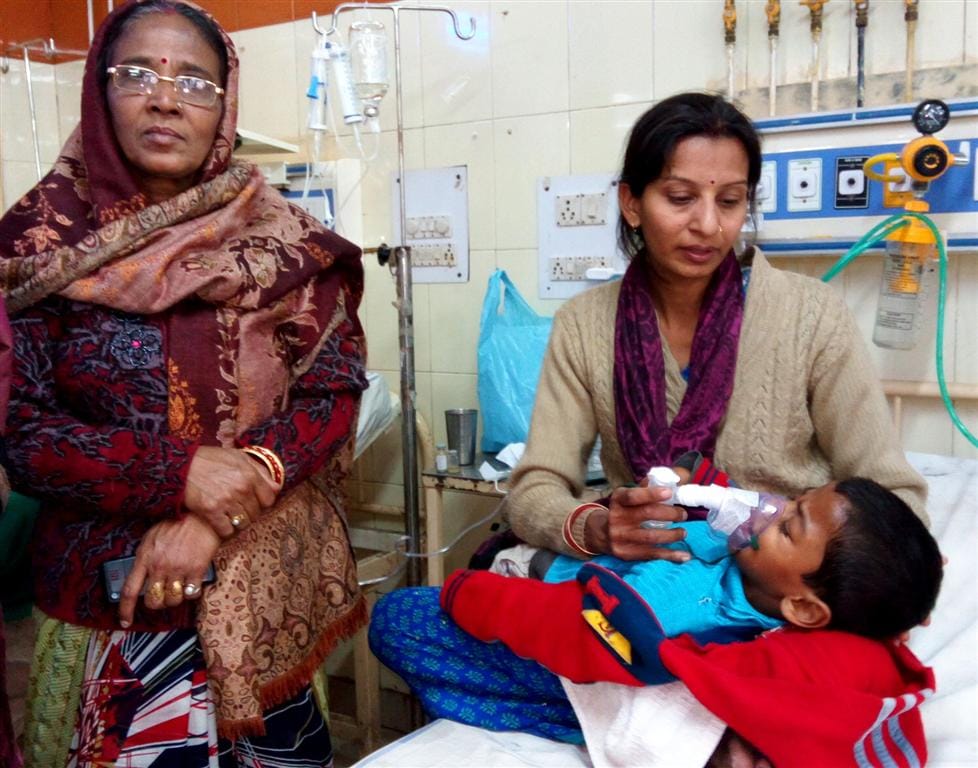 Malnutrition Arohi hospitlised in serious problem
