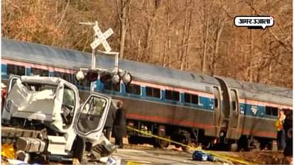 TRAIN ACCIDENT OCCURRED IN VIRGINIA DUE TO COLLIDED WITH GARBAGE TRUCK OF AMERICA  