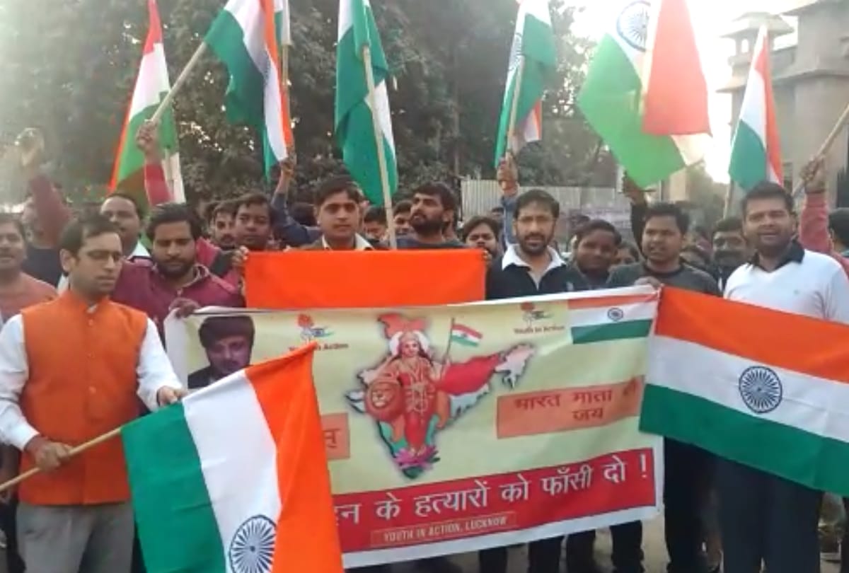 student organised tiranga rally in lucknow 