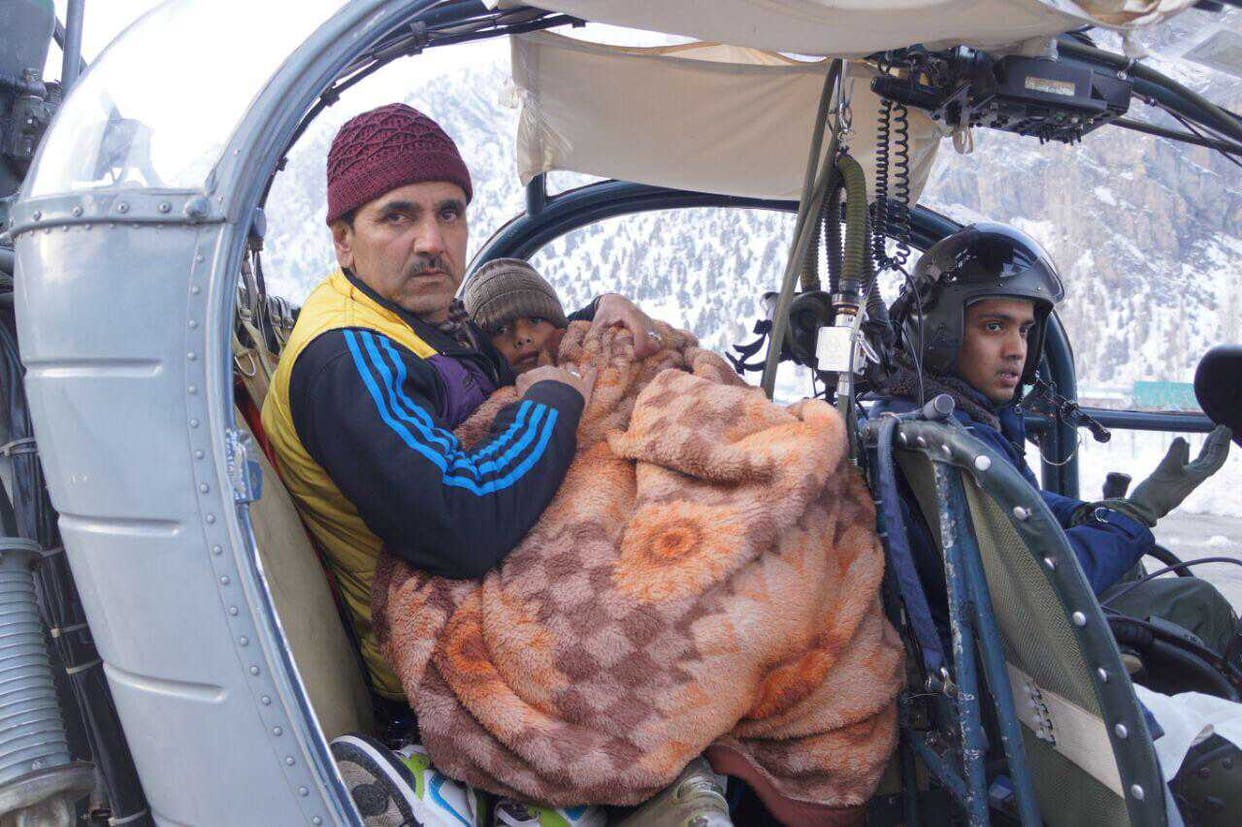 Air Force saved life of a young Kashmiri boy while battling acute weather
