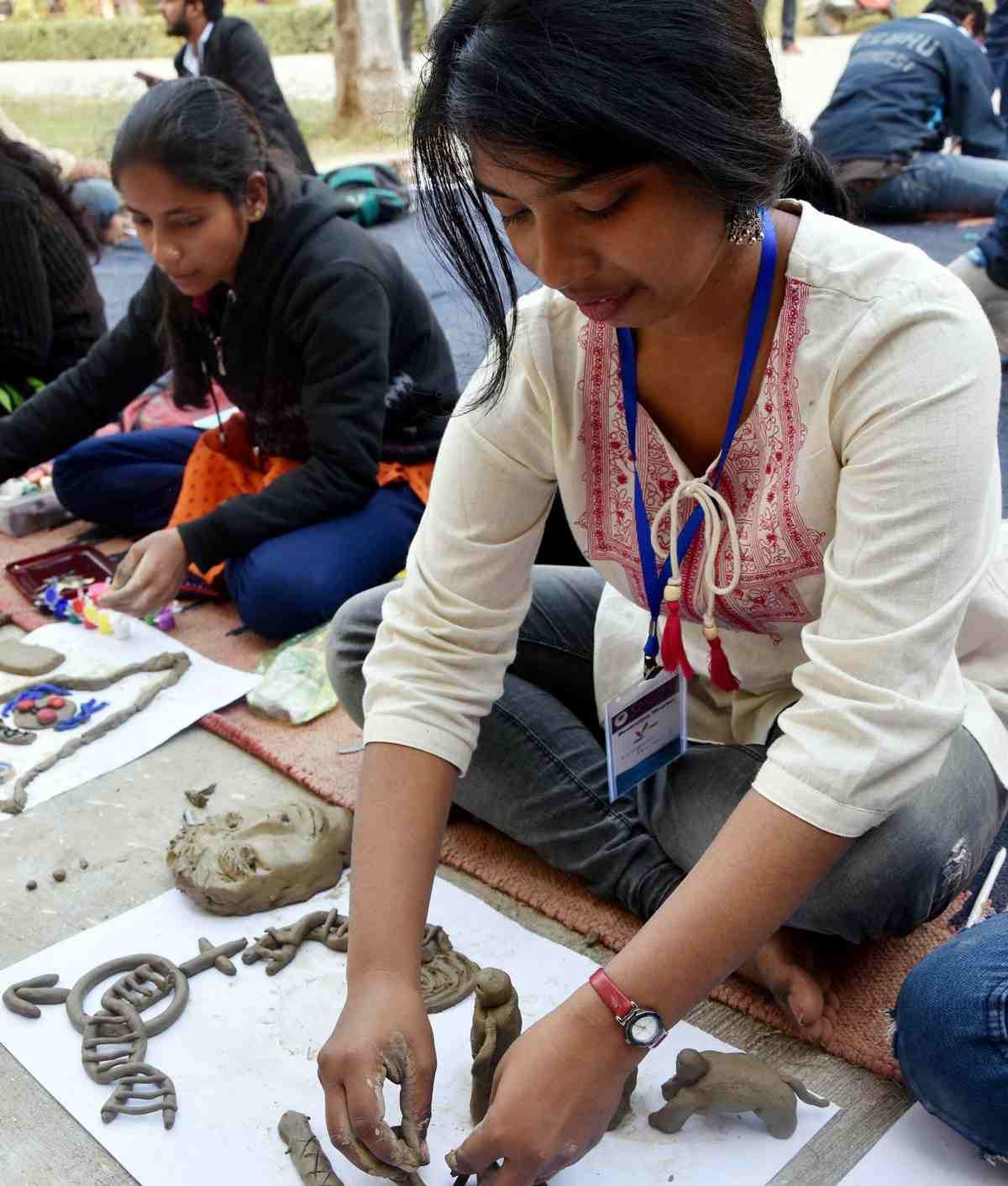 Srishti fest second day celebration in BHU