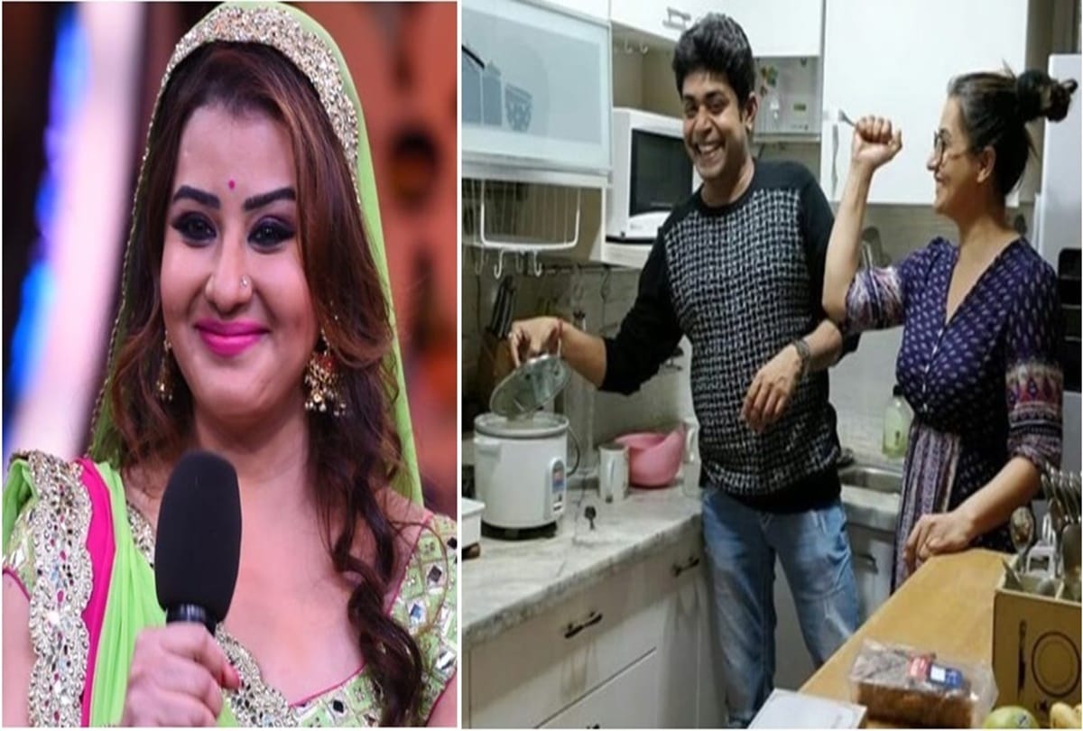 Bigg Boss winner Shilpa Shinde spotted again in  Sabyasachi kitchen