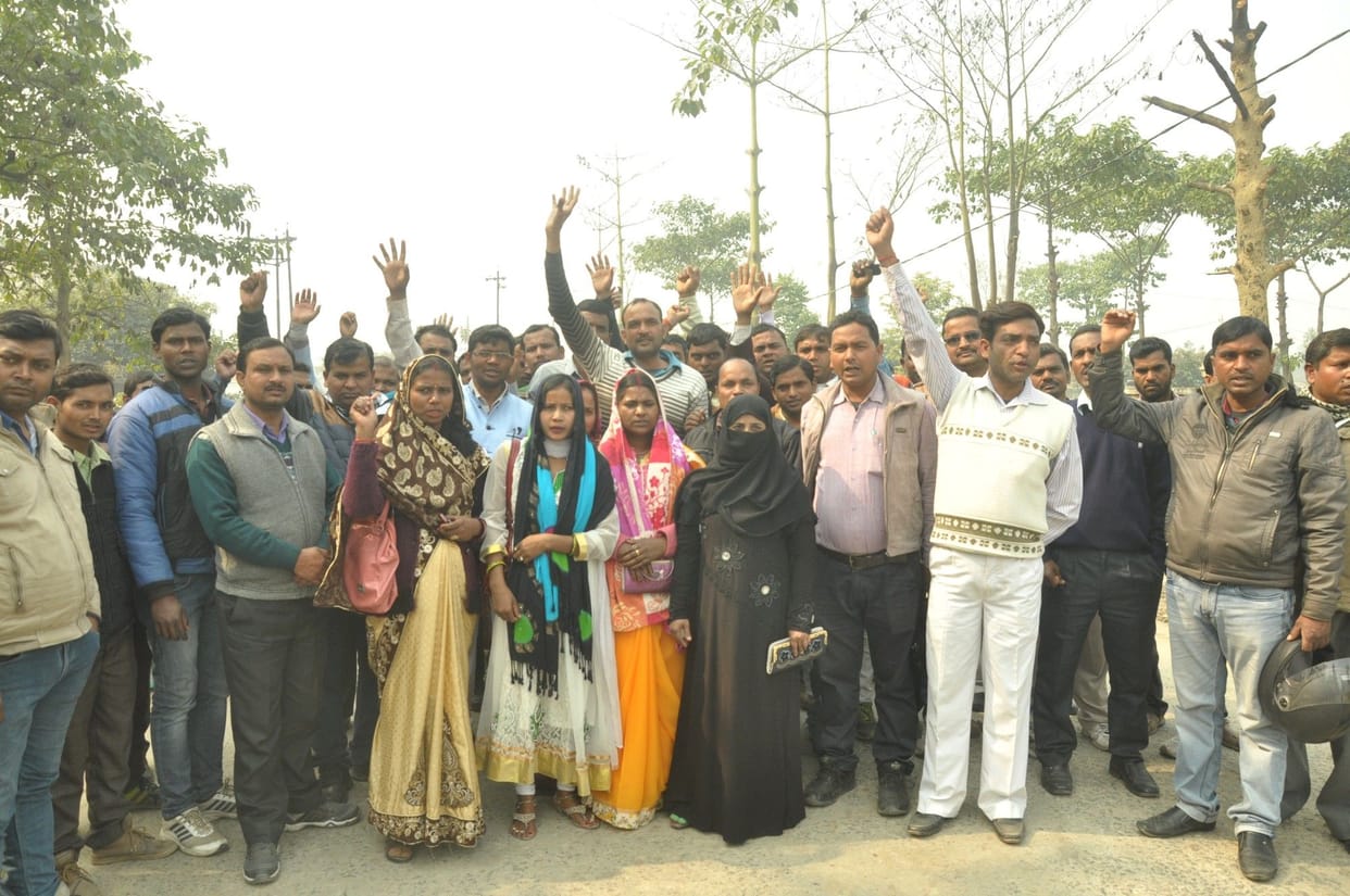 prerak agitated at collectorate