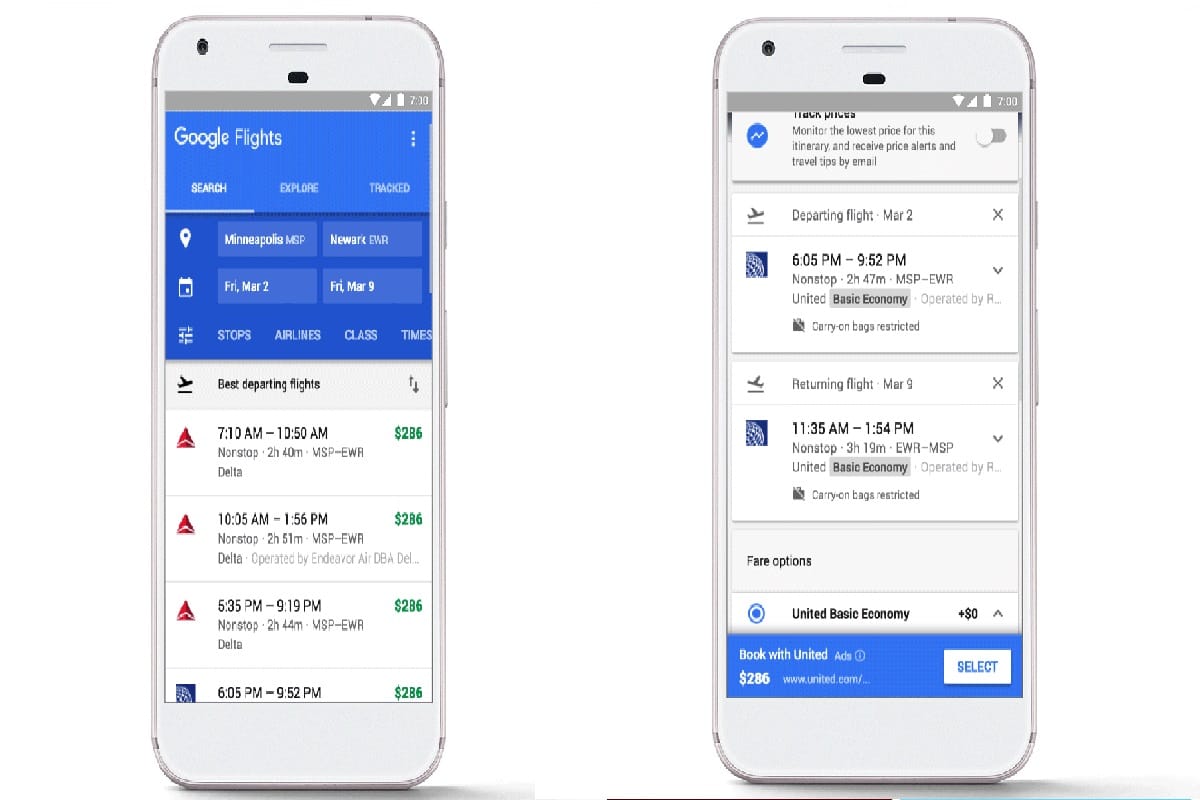 Google Flights will now tell you about airline delays