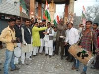 उपचुनाव में जीत पर कांग्रेसजनों ने मनाई खुशी