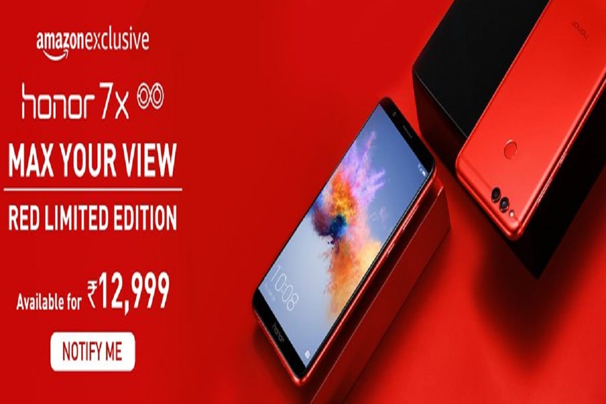 Honor 7X red