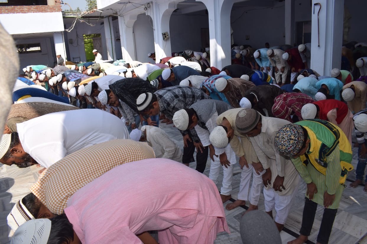 zuma prayer ended peacefully in kasganj