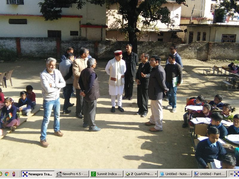 शिक्षा मंत्री की हमीरपुर के स्कूलों में दबिश