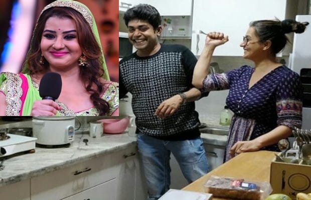 Bigg Boss winner Shilpa Shinde spotted again in  Sabyasachi kitchen