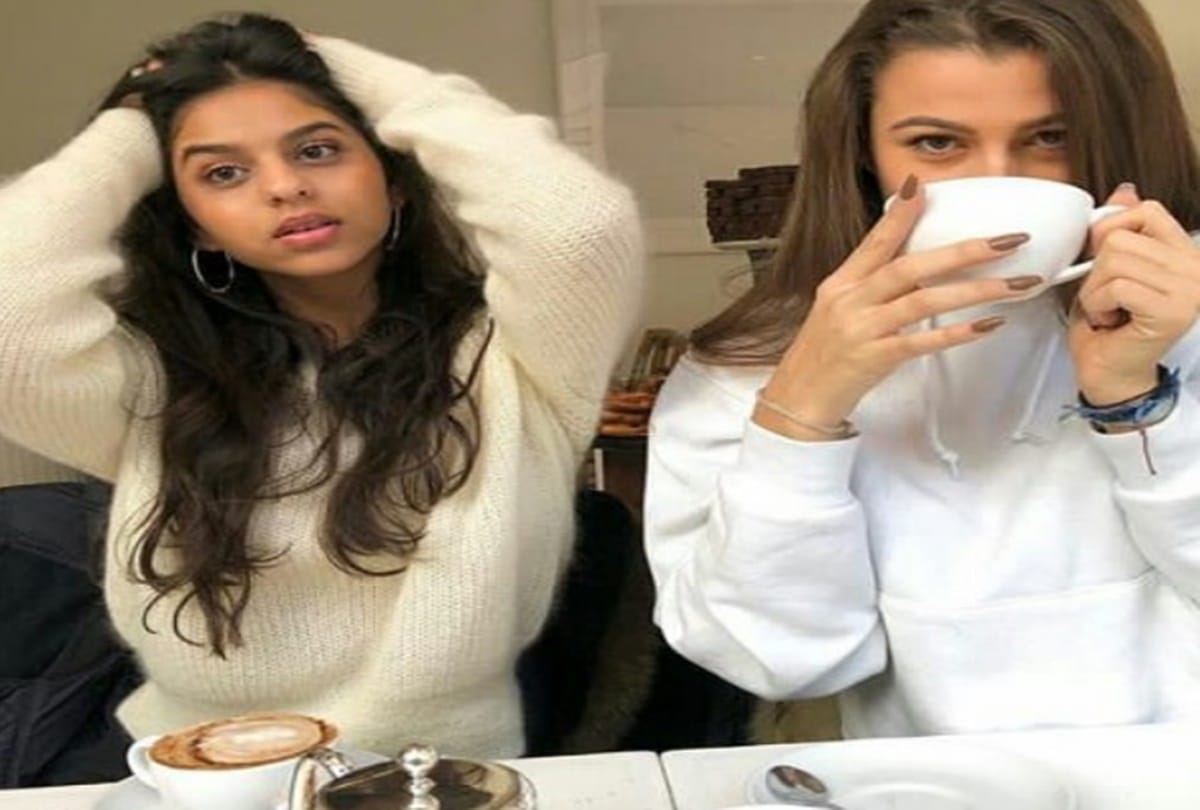 Suhana Khan new photo viral on social media in white dress with coffee