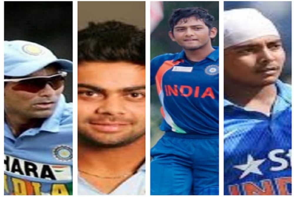 U-19 World Cup team india win in different year so far
