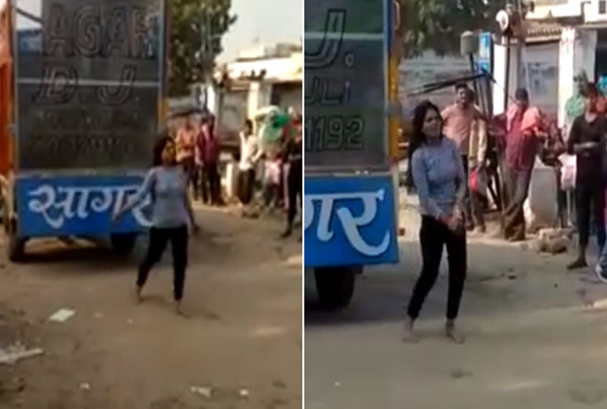 Video being viral of a girl who is dancing outside of the boyfriends house on Dj songs