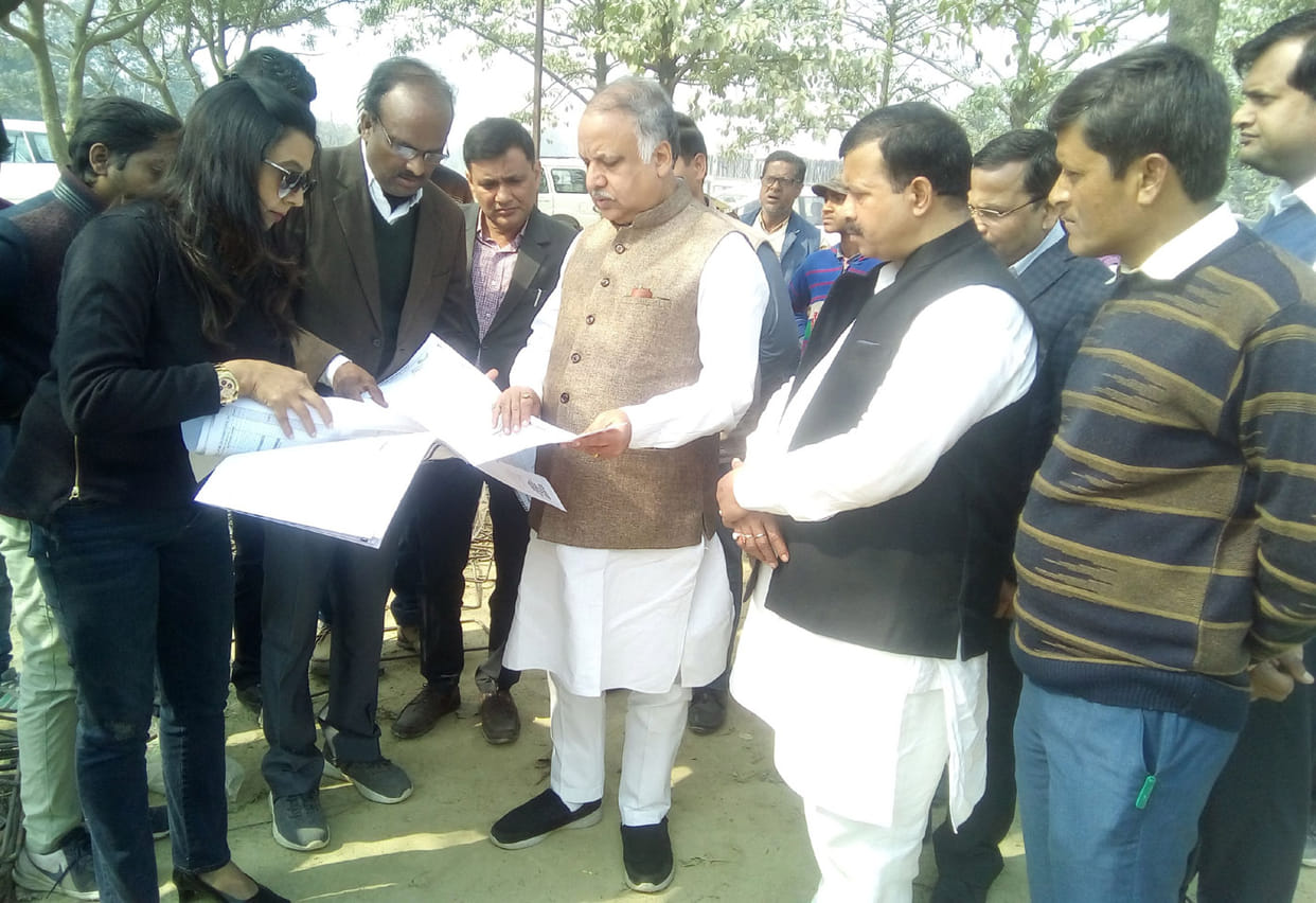 cabinet minister saw the medical college building progress