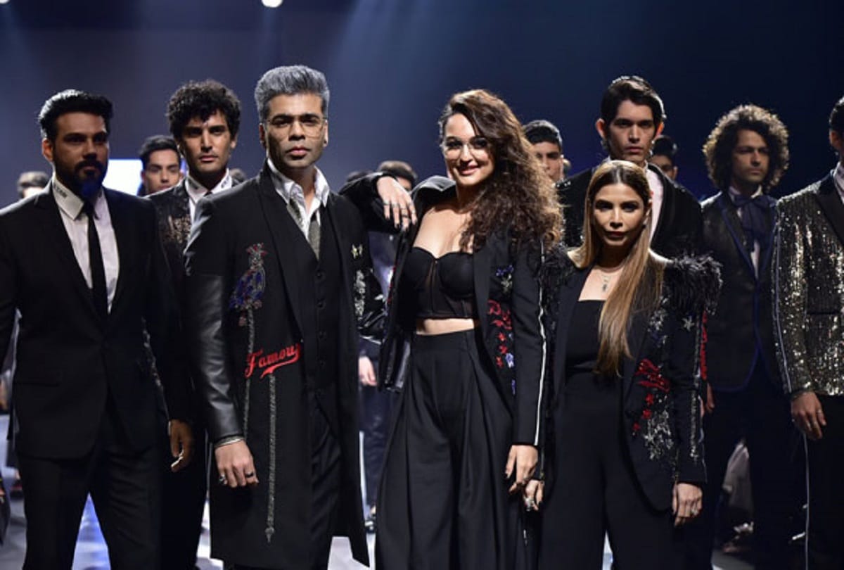 lakme faishon week 2018 karan johar get attention