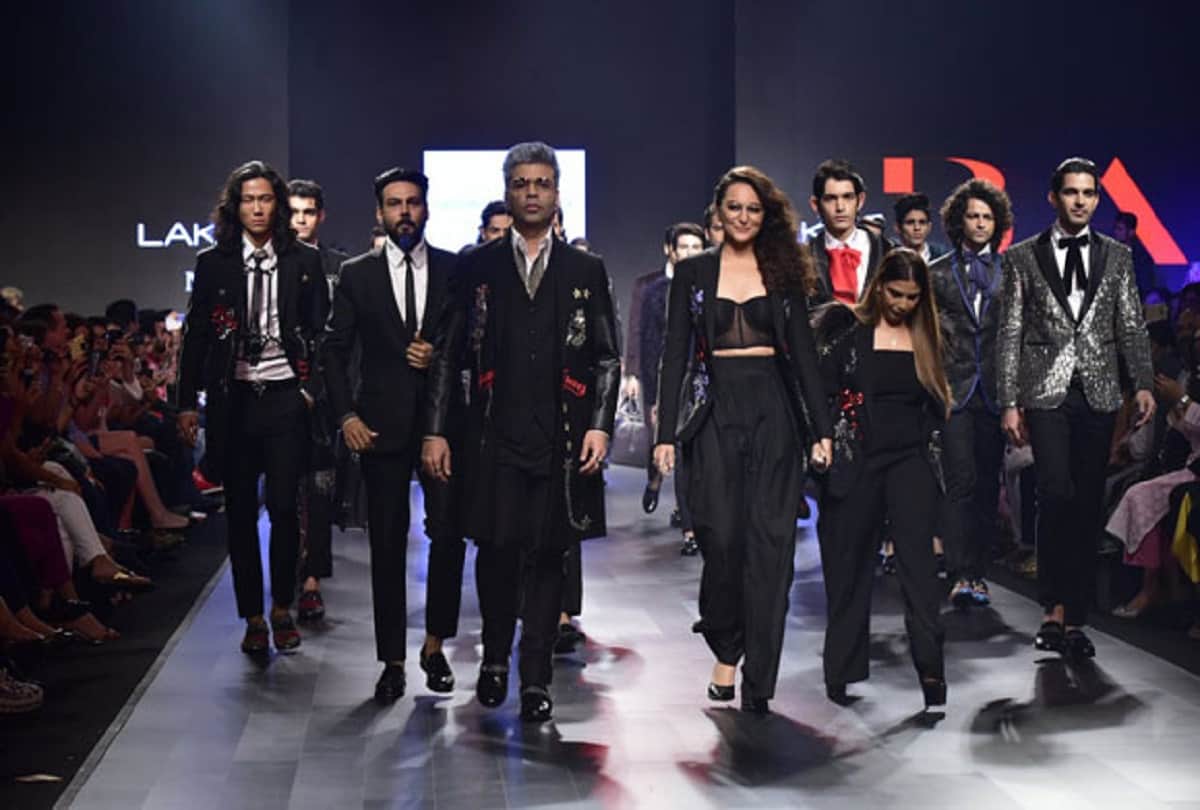 lakme faishon week 2018 karan johar get attention