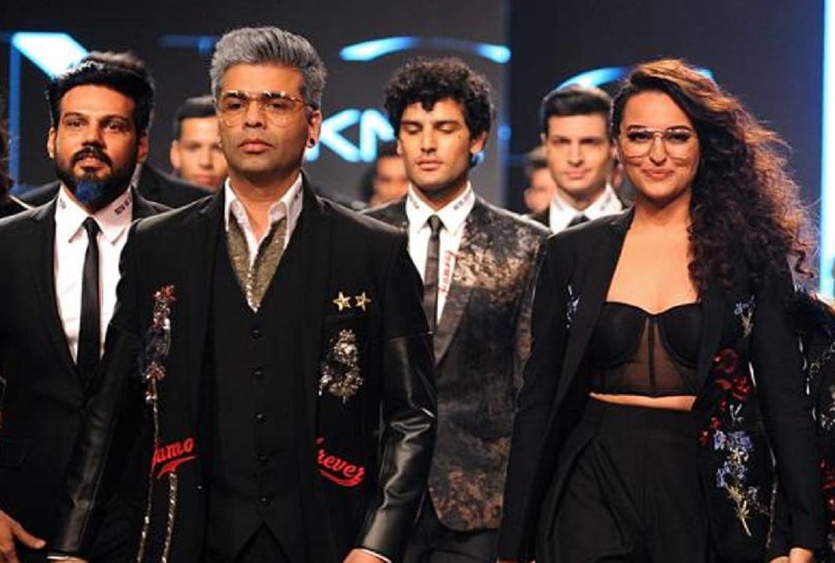 Lakme Fashion Week Summer Resort 2018 Day 3 Karan Johar Salt And Pepper Look