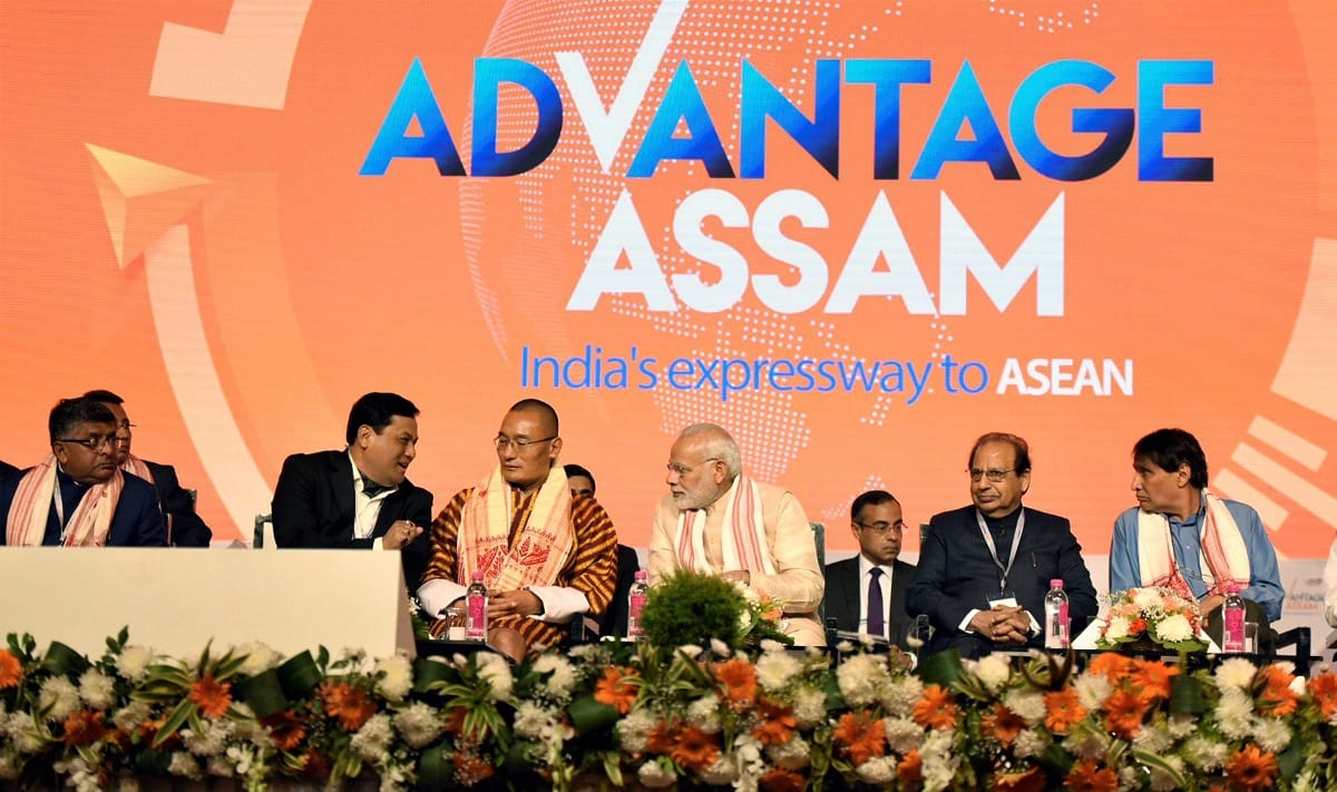 prime minister narendra modi in assam global investors summit 2018 in guwahati and exhibition