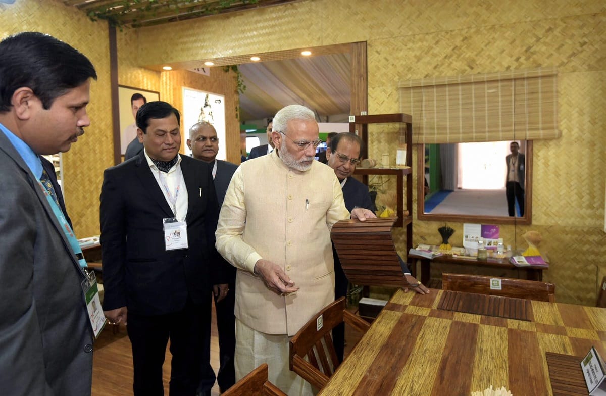 prime minister narendra modi in assam global investors summit 2018 in guwahati and exhibition