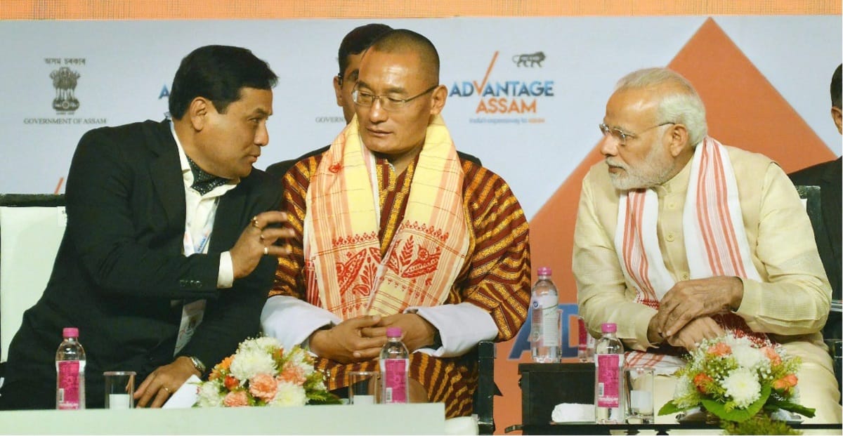 Assam: PM Modi visits an exhibition at Advantage Assam Global Investors Summit 2018 in Guwahati