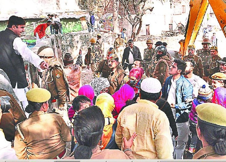 possession remooved from land, protest