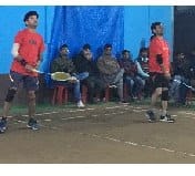पुरुष युगल मुकाबले में इलाहाबाद की जोड़ी विजयी