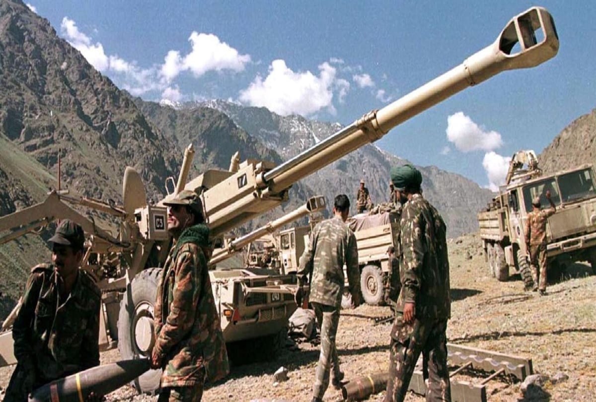 indian china dispute on lac 60 Bofors guns sent from Leh to LAC