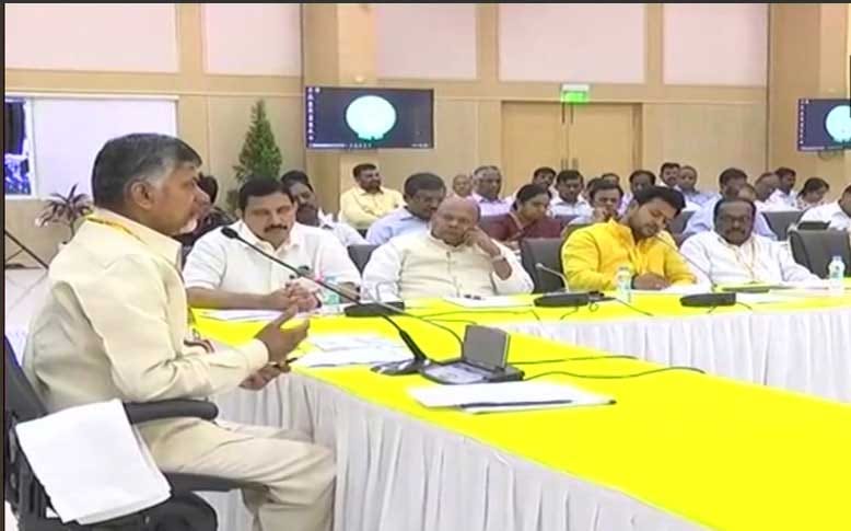 Telugu Desam Party Parliamentary Board meeting held in Amaravati