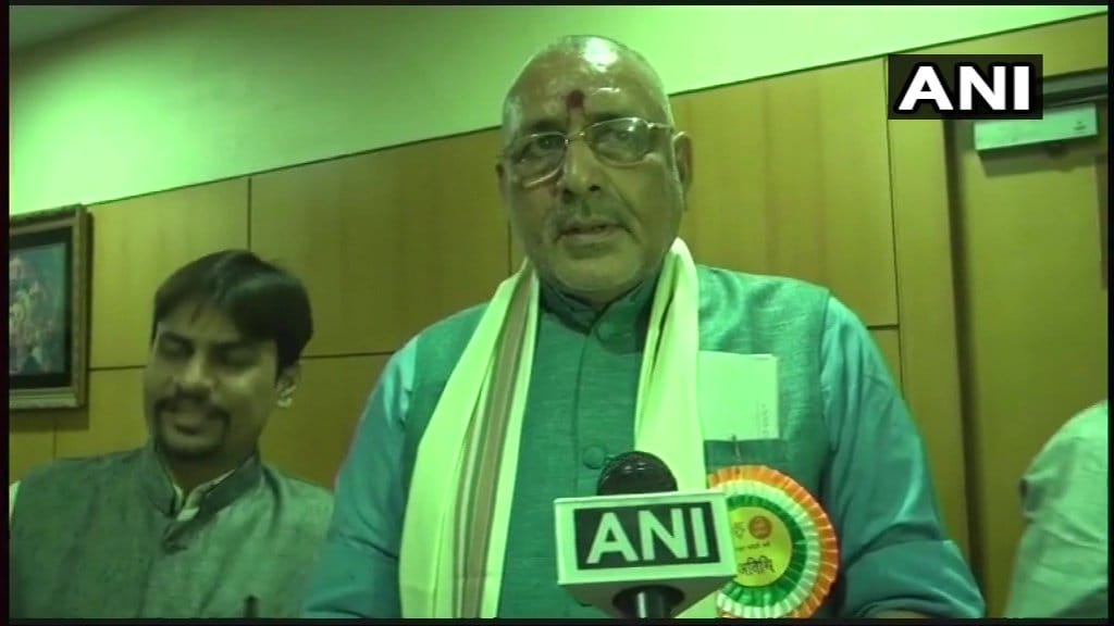  If Ram Temple is not built in India where else will that be Pakistan Says Giriraj Singh 