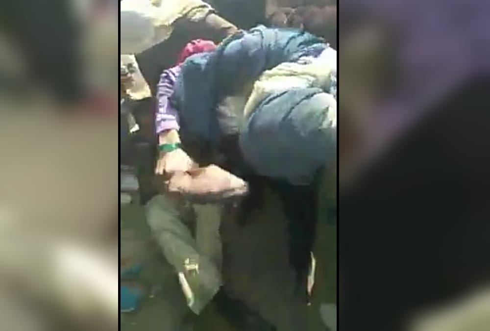 Drunken policeman video viral on social media