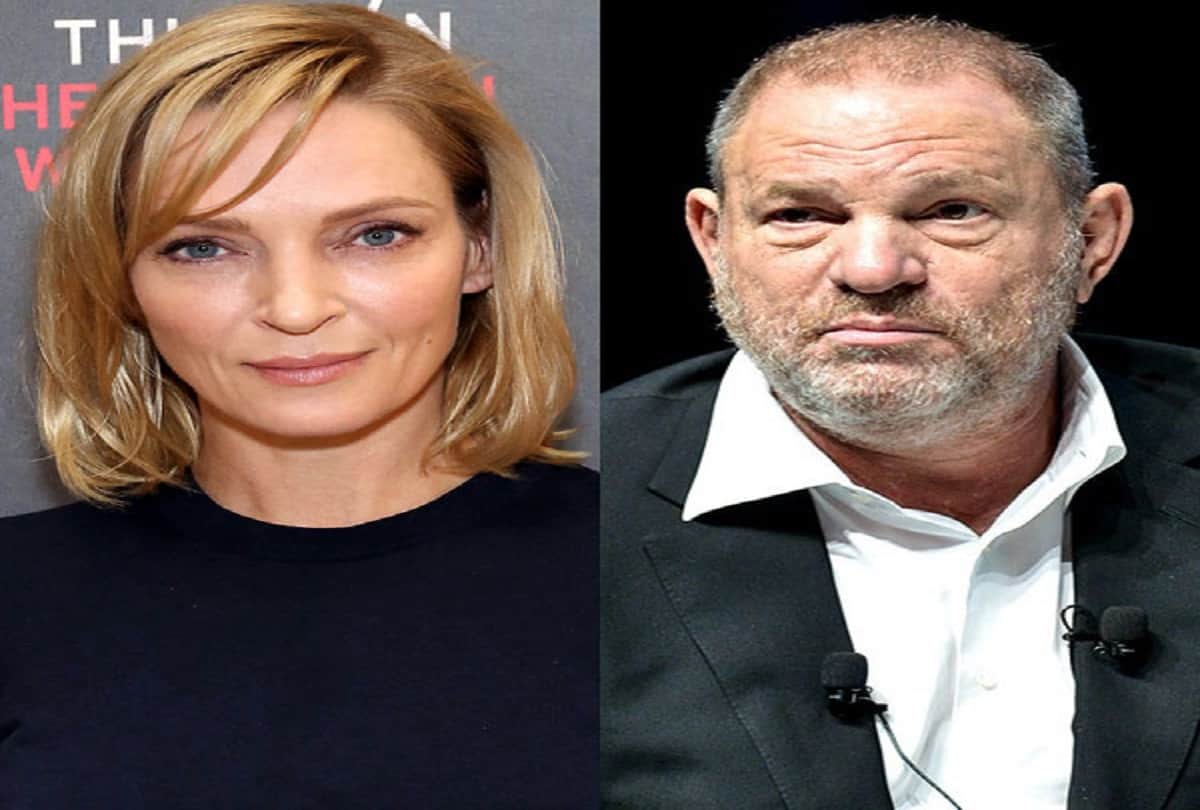 hollywood actress uma thurman told harvey weinsten sexually assualted her in steam room 