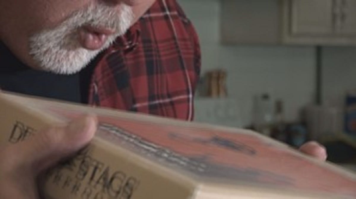 John Walker from Greensboro discovered 19 year old unused United plane ticket
