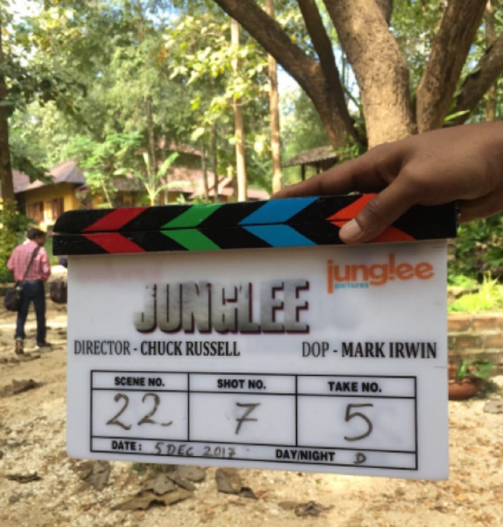 Vidyut jammwal starrer junglee teaser video out actor is seen paying tribute to a huge elephant