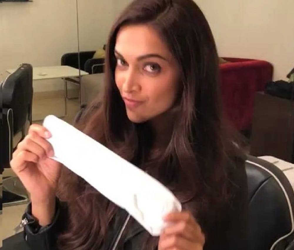 After aamir khan and alia bhatt deepika padukone except padman challenge poses with sanitary napkin 