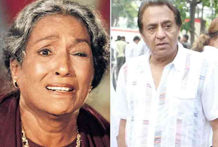 ranjit gets angry about lalita pawar fun making scene in the film