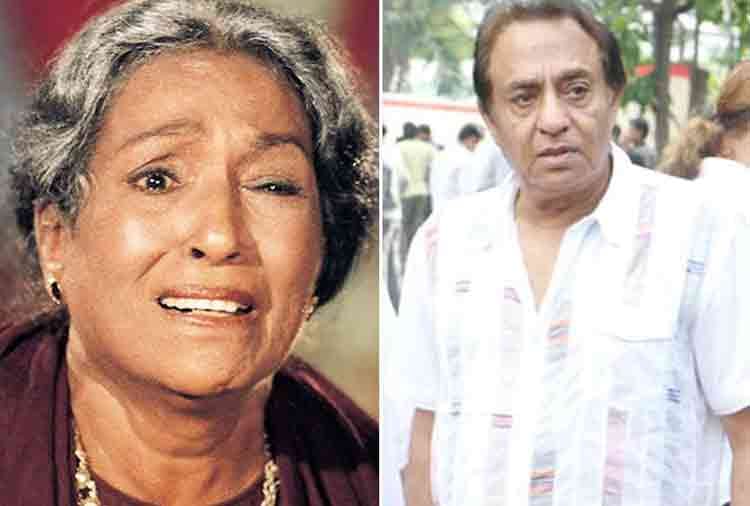 ranjit gets angry about lalita pawar fun making scene in the film