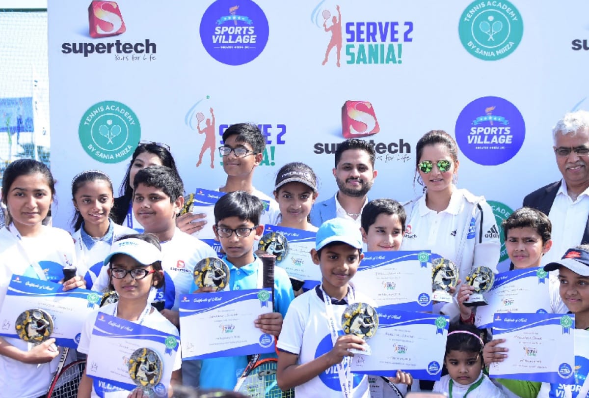 sania mirza reached greater noida and talked about tennis