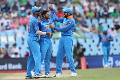 india vs south africa 2nd odi stops for 40 min lunch when india need 2 runs for win