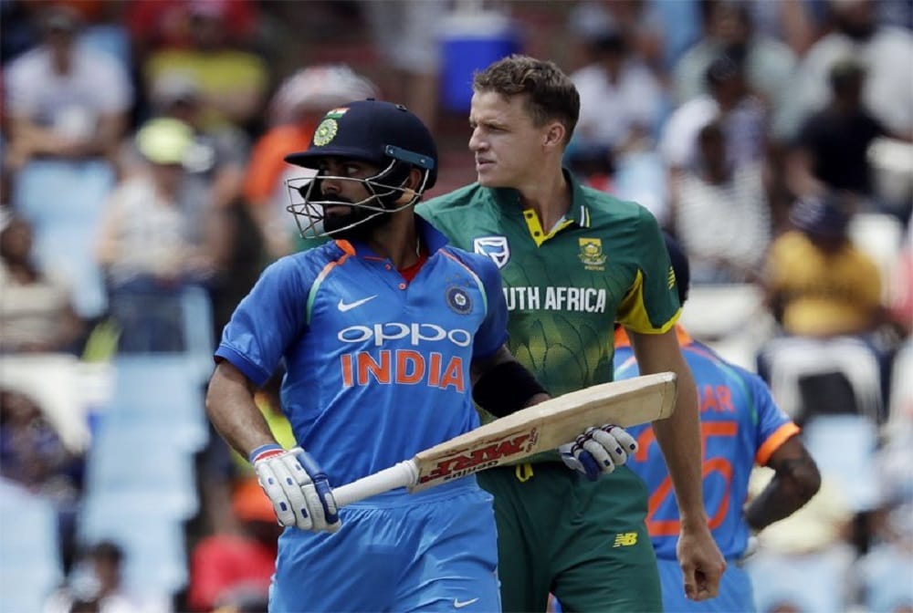 india vs south africa 2nd odi stops for 40 min lunch when india need 2 runs for win