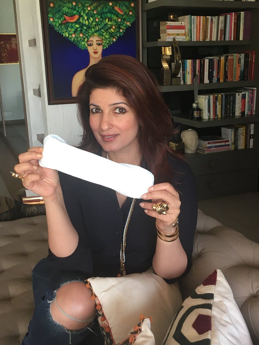 sanitary pads gst free twinkle khanna and akshay kumar reaction
