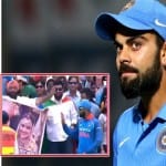Fans wish Virat Kohli Shaadi Mubarak on the cricket field with a pic of Anushka Sharma