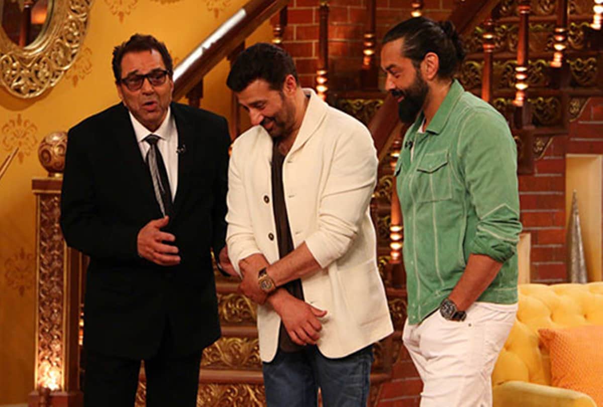 bobby deol spotted with new look at fukrey star varun sharma birthday party